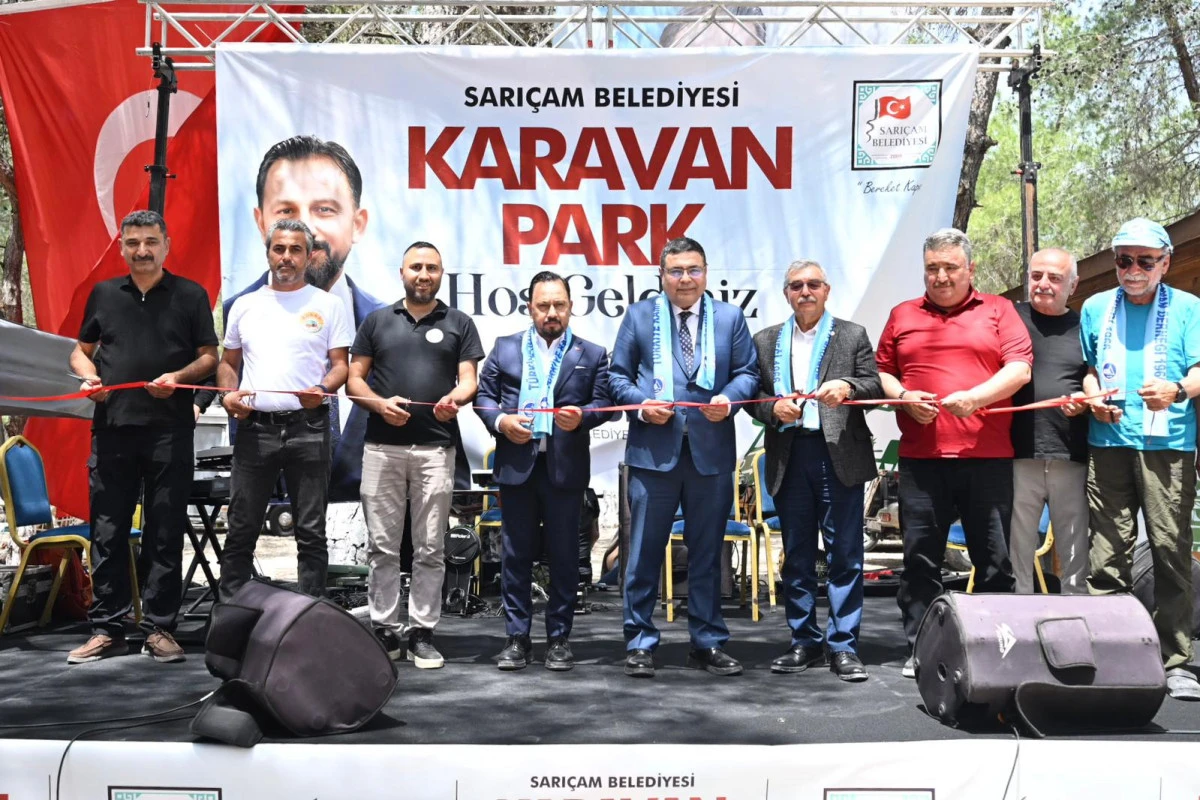 Adana&rsquo;nın ilk karavan  parkı Sarı&ccedil;am&rsquo;da a&ccedil;ıldı