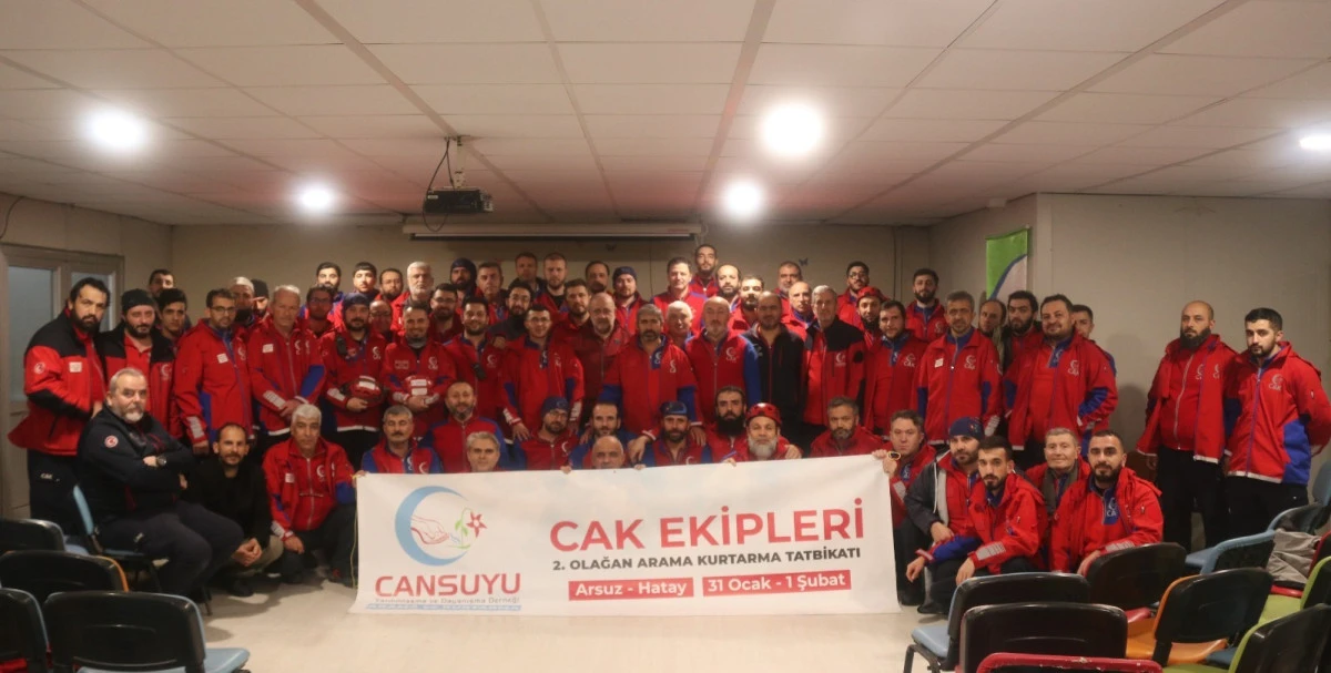 Cansuyu&rsquo;ndan Hatay&rsquo;da tatbikat