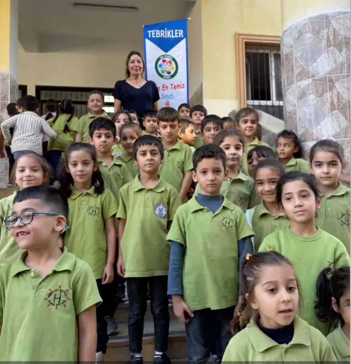 Hürriyet İlkokulu 1-A Sınıfı en temiz sınıf