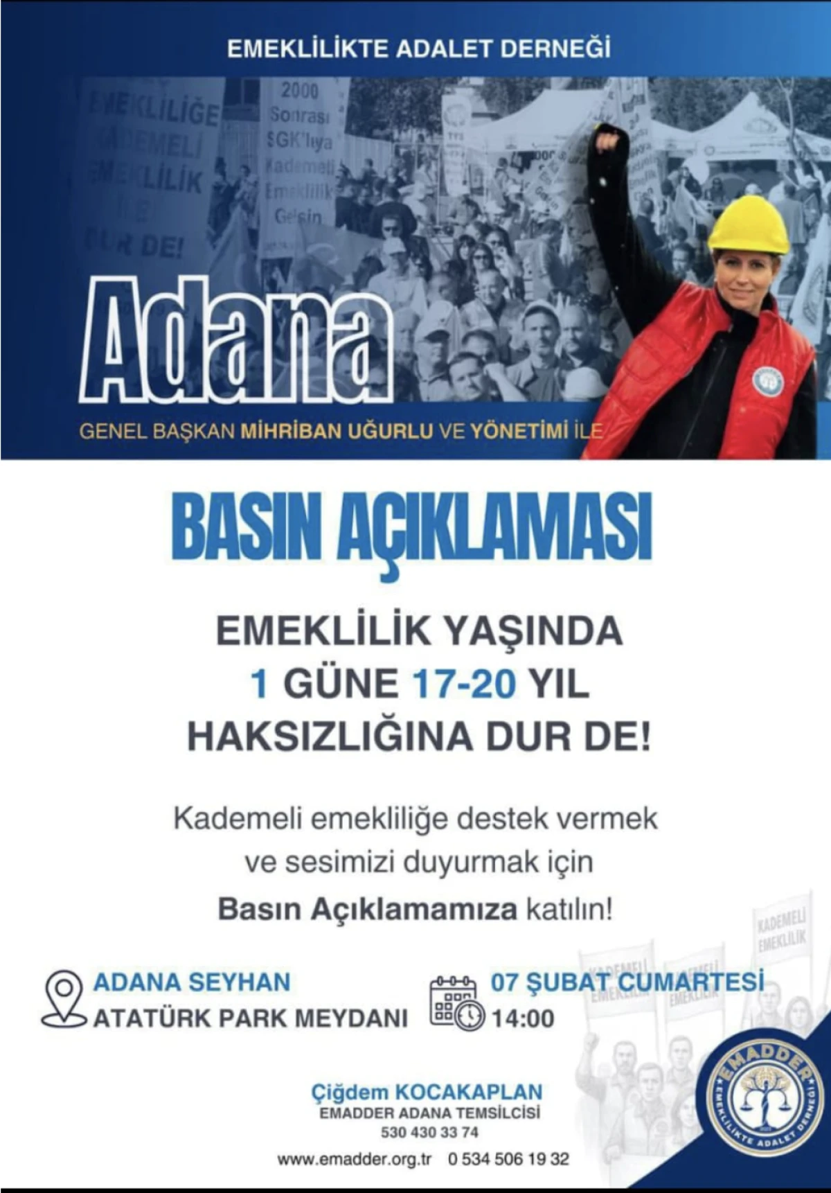 Kademeli Emeklilik Bekleyenler Adana&rsquo;da