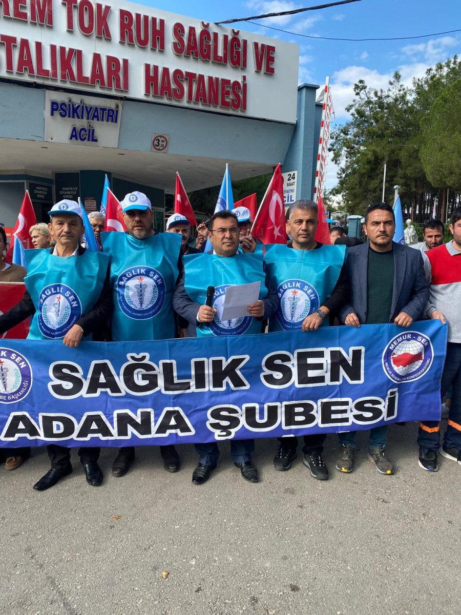 “SAĞLIK-SEN OLARAK HAK VE ADALETİN YANINDAYIZ”