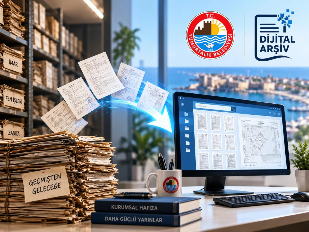 Yumurtalık Belediyesi  arşivini dijitale taşıdı