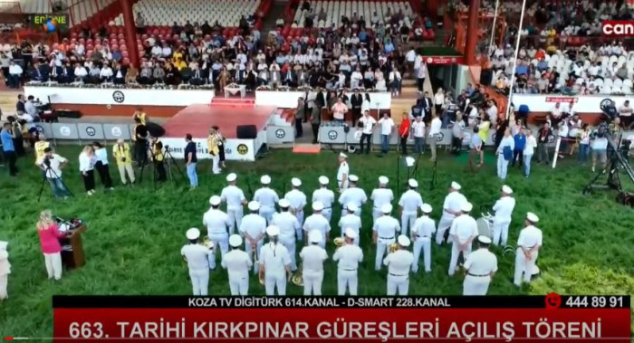 663. Tarihi Kırkpınar Yağlı Güreşleri Açılış Töreni