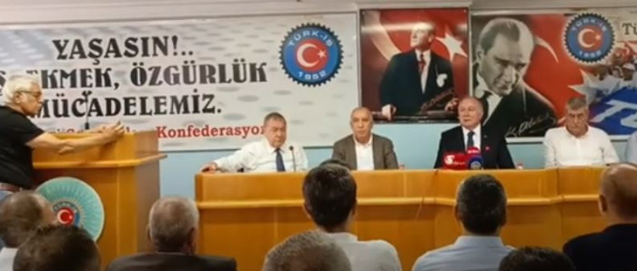 Türk İş Genel Başkanı Ramazan Ağar Adana'da açıklamalarda bulundu